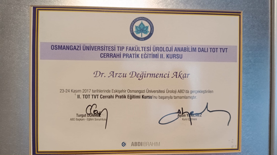 TOT-TVT Cerrahi Pratik Eğitimi