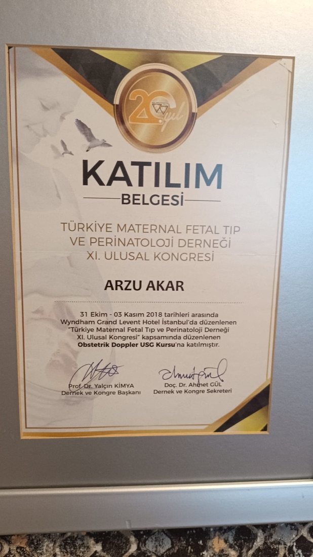 Obstetrik Doppler USG Kursu